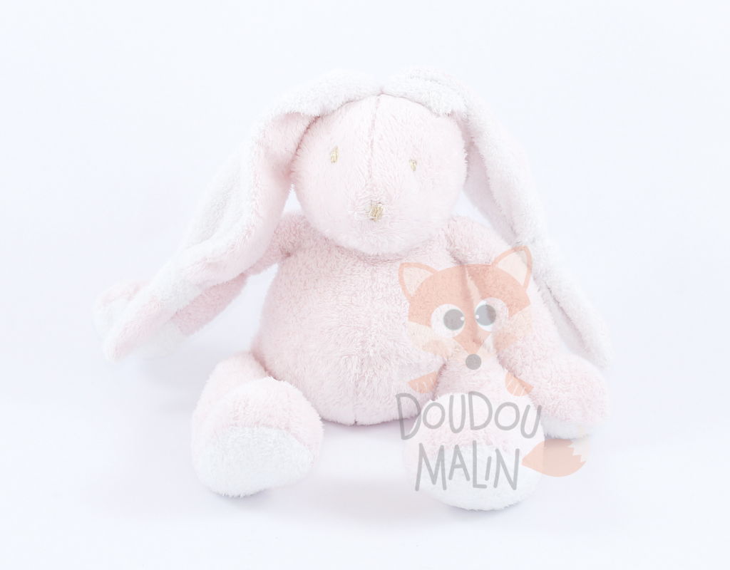  baby comforter pink white rabbit 